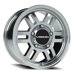Vision Wheel 355 Chrome 17x7.5 +45 5x160mm 65.1mm - Wheelwiz