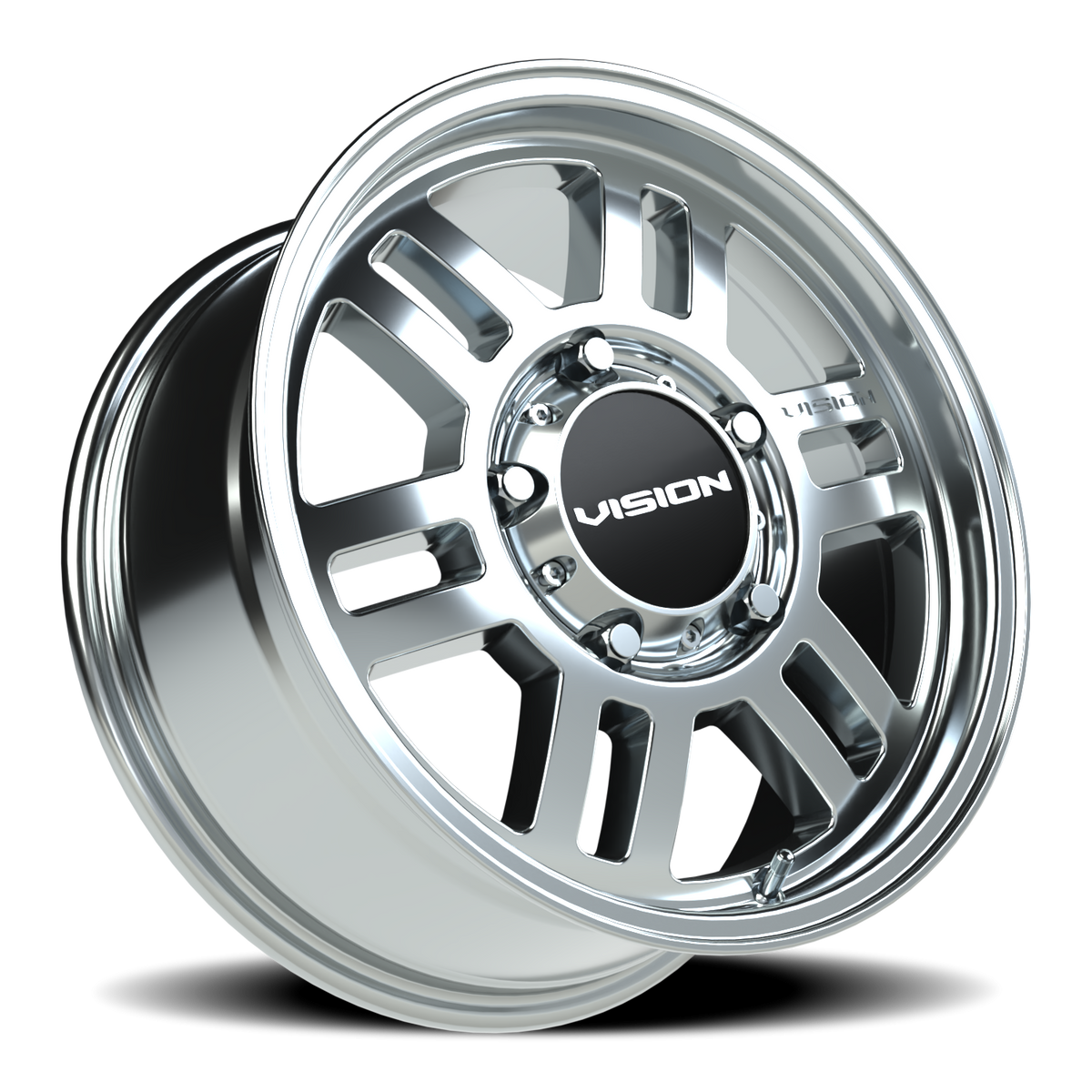 Vision Wheel 355 Chrome 17x7.5 +45 5x160mm 65.1mm - Wheelwiz