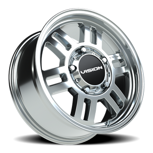 Vision Wheel 355 Chrome 17x7.5 +45 5x160mm 65.1mm - Wheelwiz