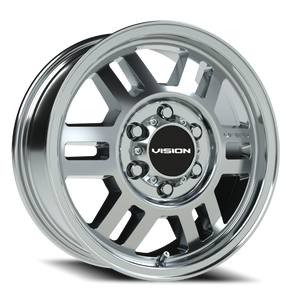 Vision Wheel 355 Chrome 16x6.5 +45 6x130mm 84mm - Wheelwiz