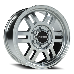 Vision Wheel 355 Chrome 17x7.5 +45 6x130mm 84mm - Wheelwiz