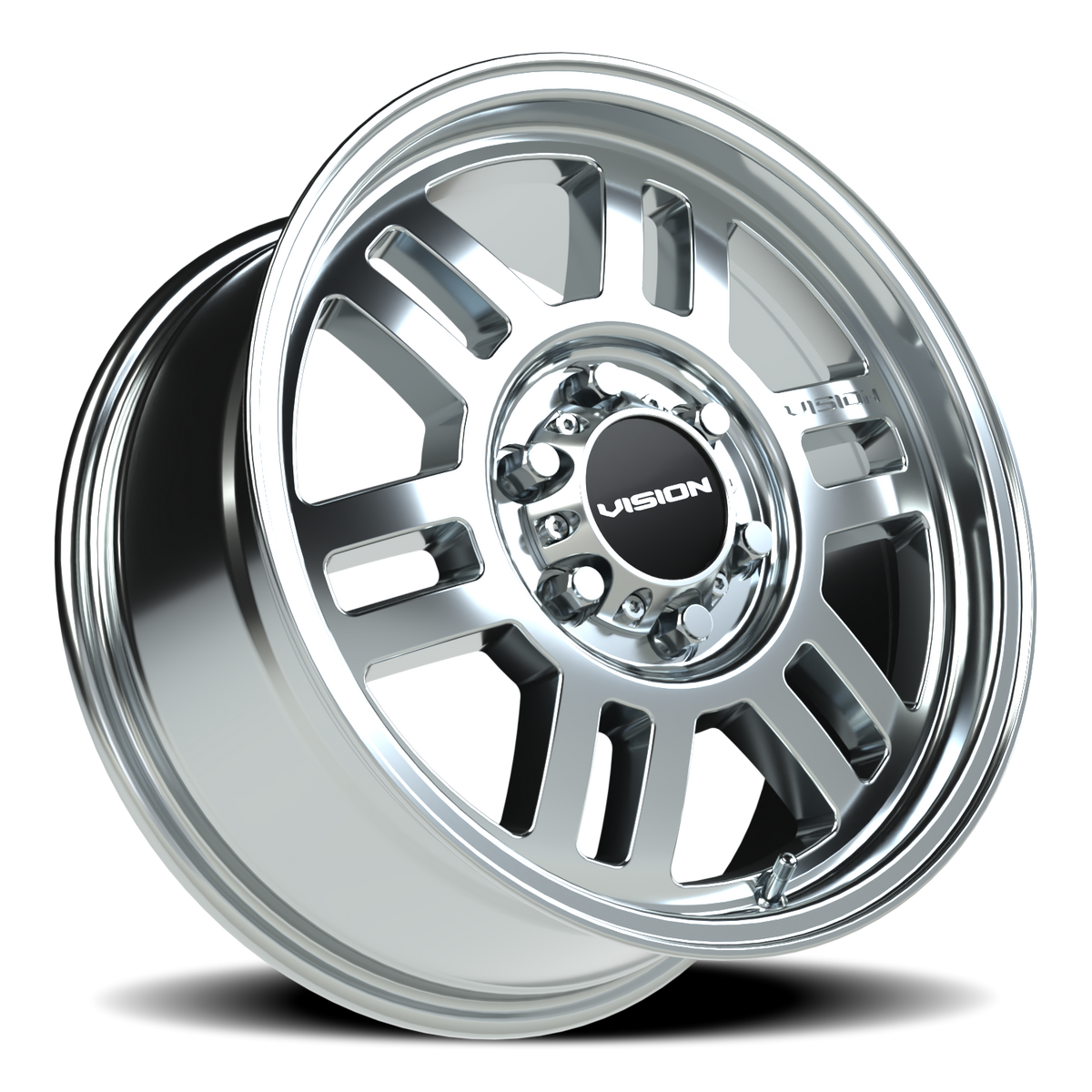 Vision Wheel 355 Chrome 17x7.5 +45 6x130mm 84mm - Wheelwiz