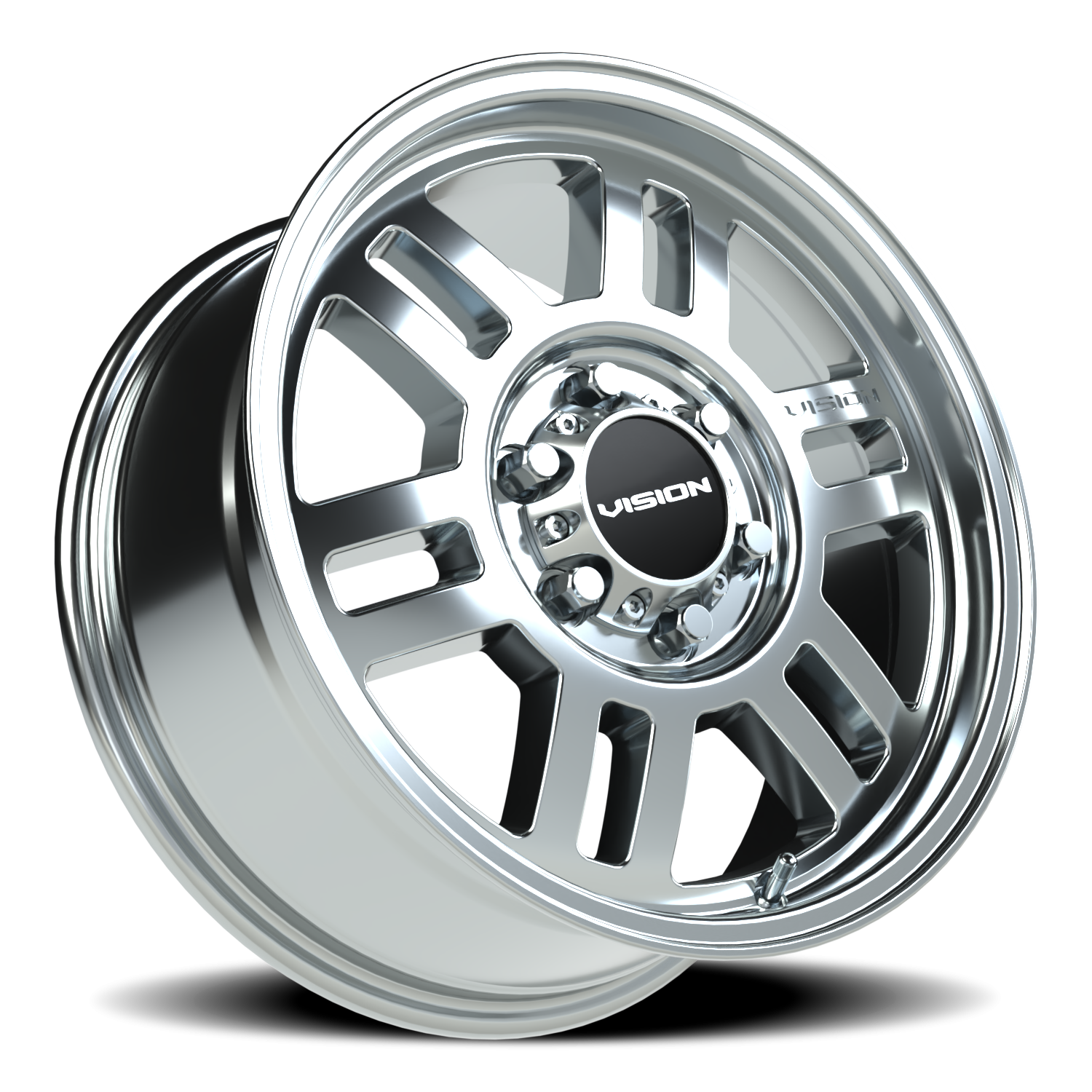 Vision Wheel 355 Chrome 17x7.5 +45 6x130mm 84mm - Wheelwiz