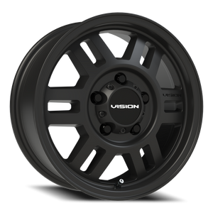 Vision Wheel 355 Satin Black 16x6.5 +45 5x130mm 78.3mm - Wheelwiz