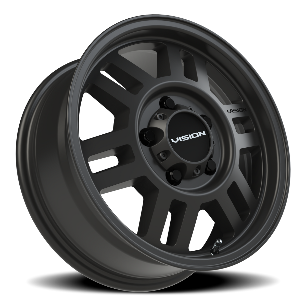 Vision Wheel 355 Satin Black 16x6.5 +45 5x130mm 78.3mm - Wheelwiz