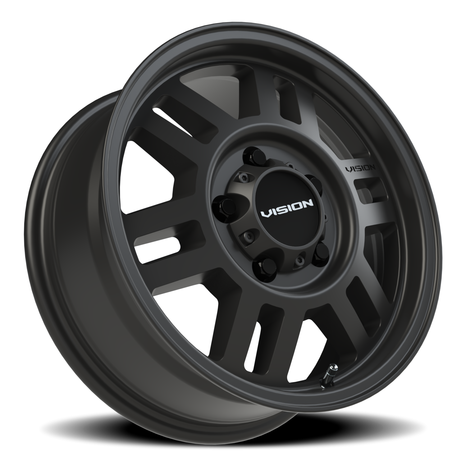 Vision Wheel 355 Satin Black 16x6.5 +45 5x130mm 78.3mm - Wheelwiz