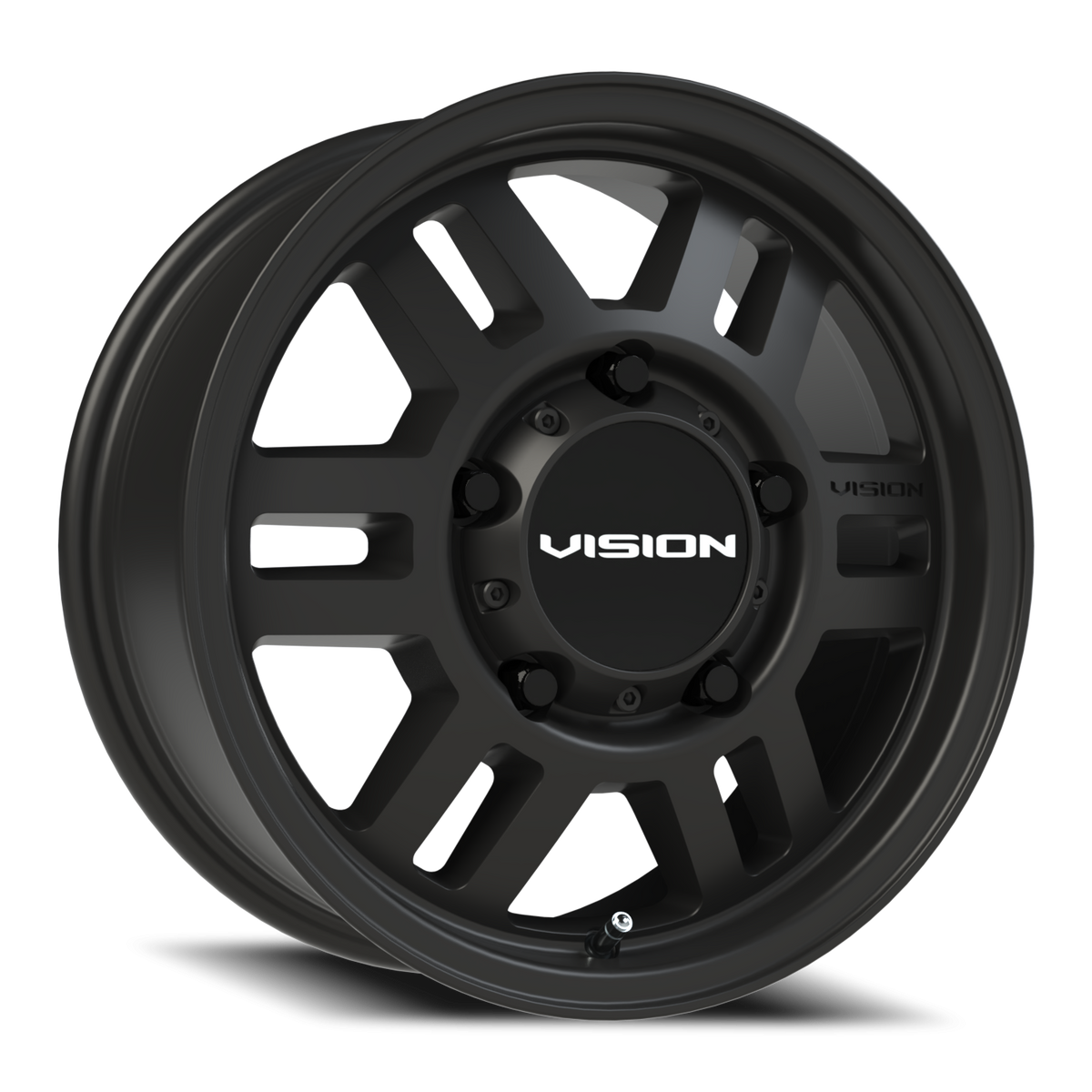 Vision Wheel 355 Satin Black 16x6.5 +45 5x160mm 65.1mm - Wheelwiz