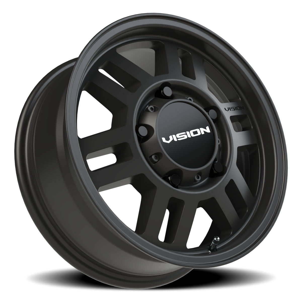 Vision Wheel 355 Satin Black 16x6.5 +45 5x160mm 65.1mm - Wheelwiz