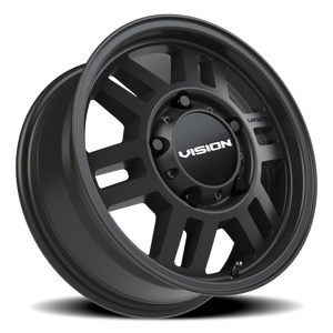 Vision Wheel 355 Satin Black 16x6.5 +45 5x160mm 65.1mm - Wheelwiz