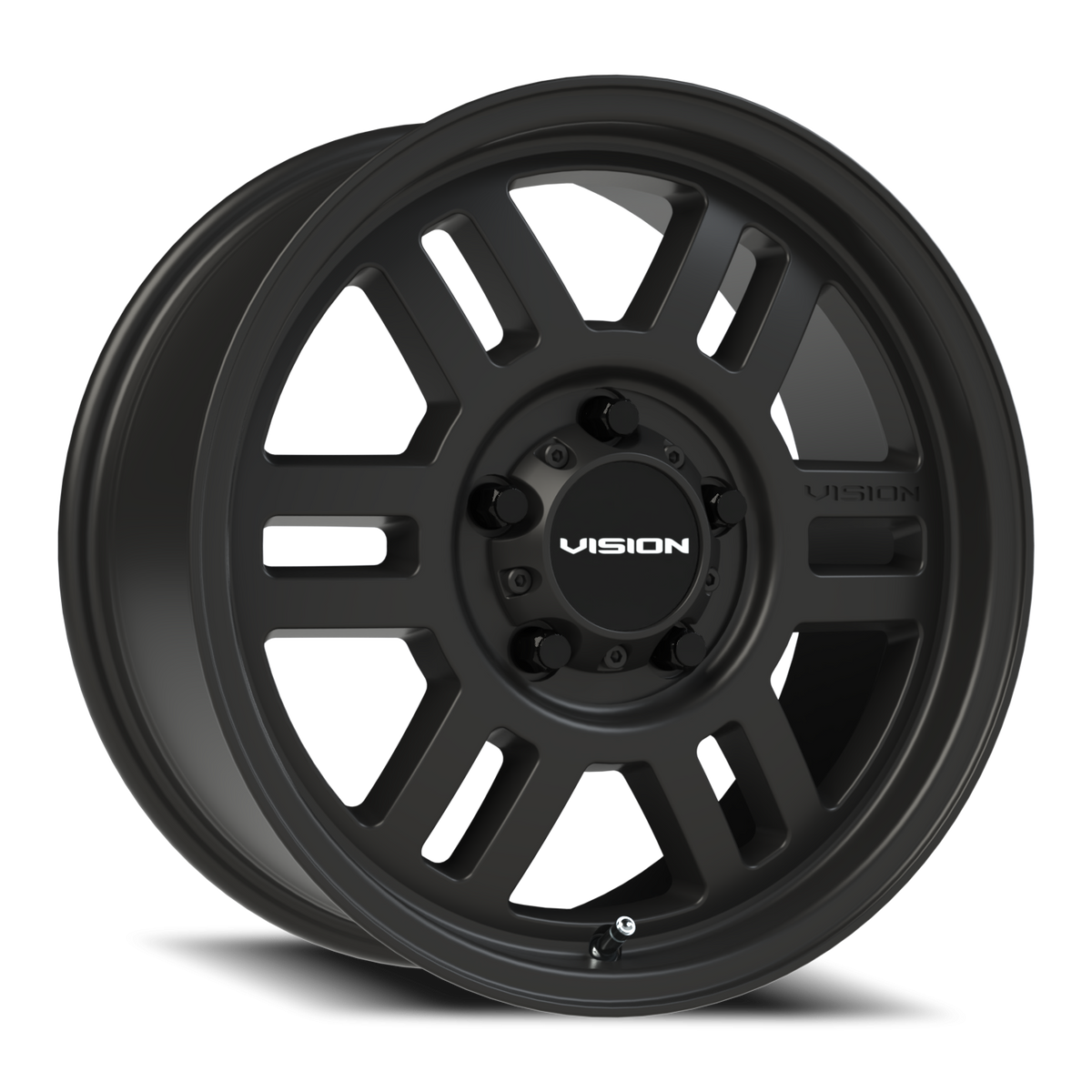 Vision Wheel 355 Satin Black 17x7.5 +45 5x130mm 78.3mm - Wheelwiz