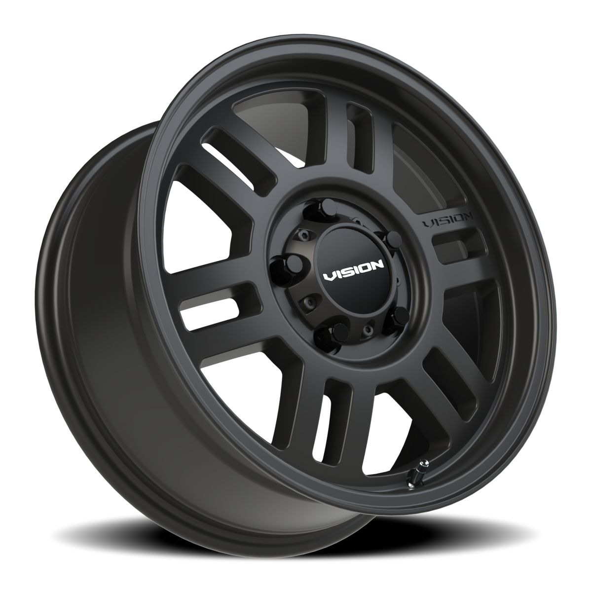 Vision Wheel 355 Satin Black 17x7.5 +45 5x130mm 78.3mm - Wheelwiz