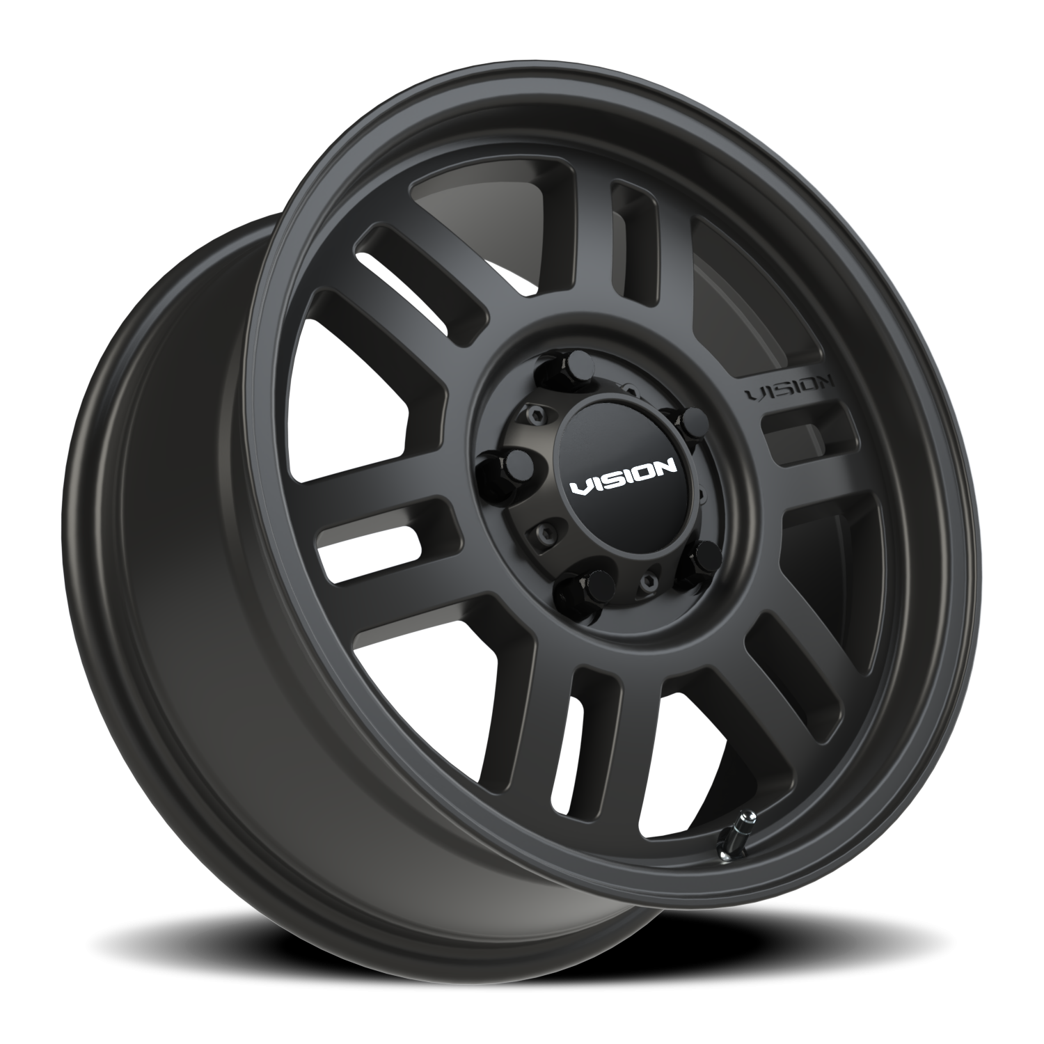 Vision Wheel 355 Satin Black 17x7.5 +45 5x130mm 78.3mm - Wheelwiz