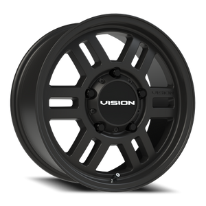 Vision Wheel 355 Satin Black 17x7.5 +45 5x160mm 65.1mm - Wheelwiz