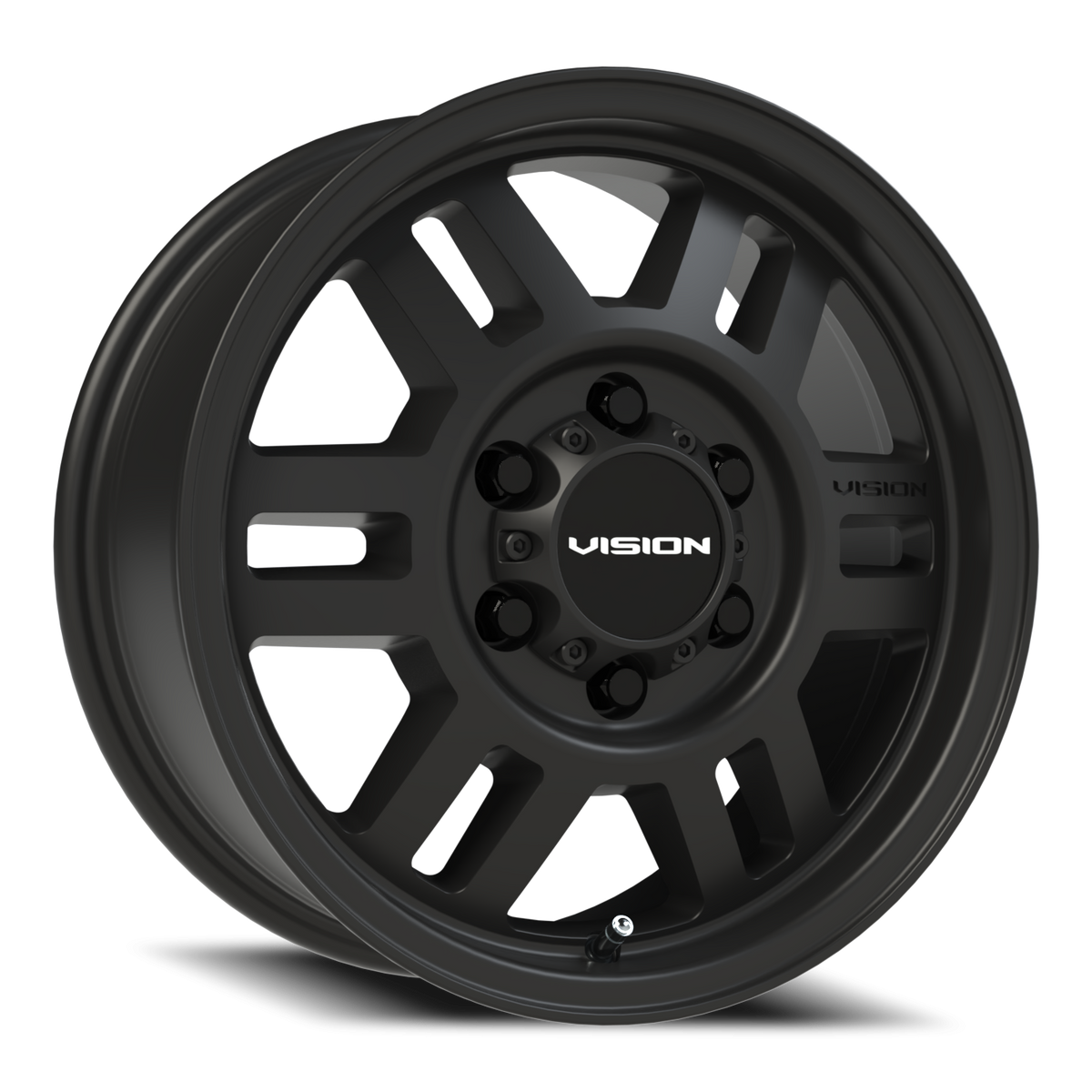 Vision Wheel 355 Satin Black 16x6.5 +38 6x130mm 84mm - Wheelwiz
