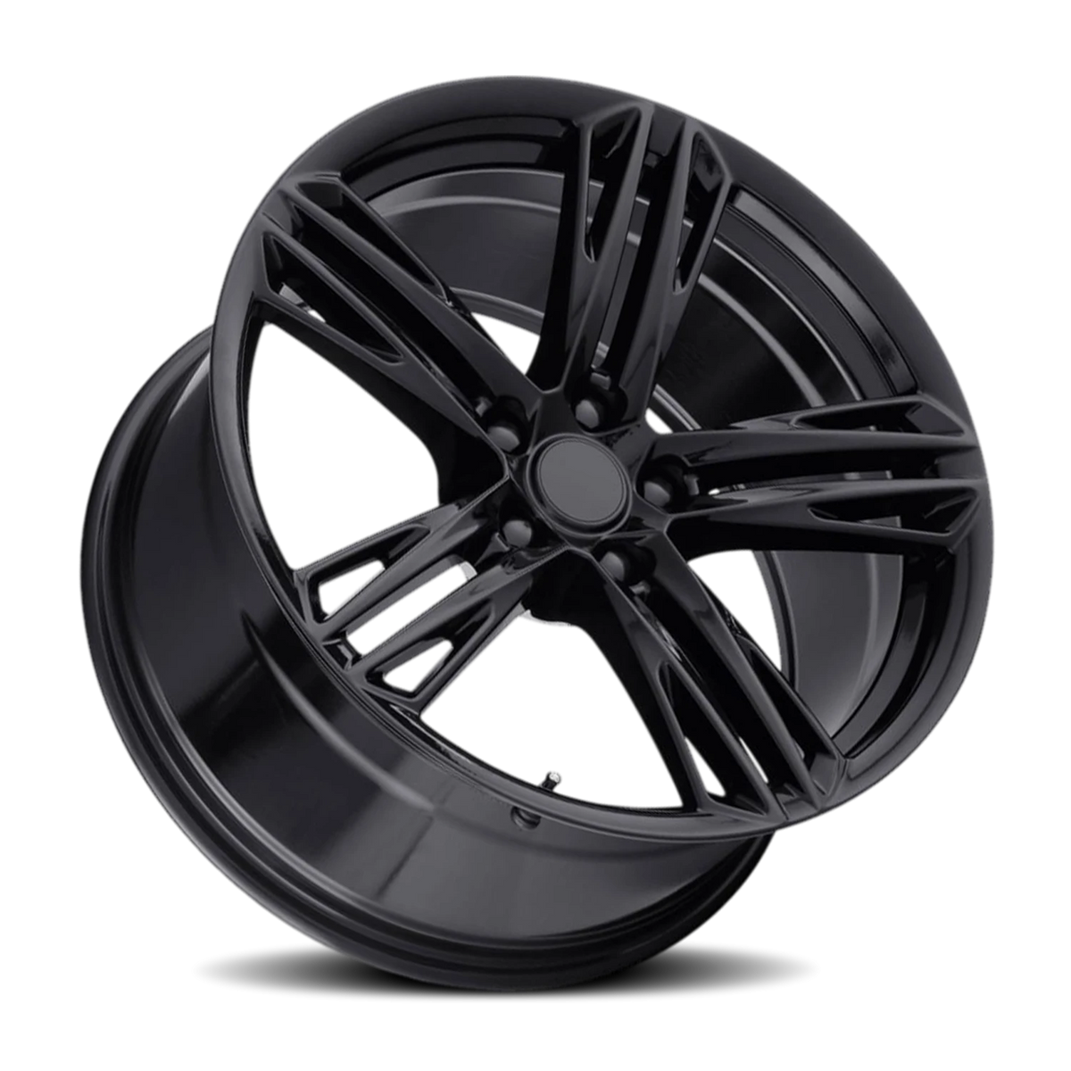Factory Reproductions FR 35F Gloss Black 20x9 +27 5x120mm 66.9mm - Wheelwiz