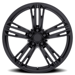 Factory Reproductions FR 35F Gloss Black 20x9 +27 5x120mm 66.9mm - Wheelwiz