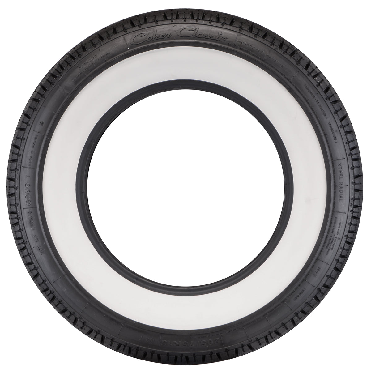 Coker P185/80R13 SS 2 7/8" WW
