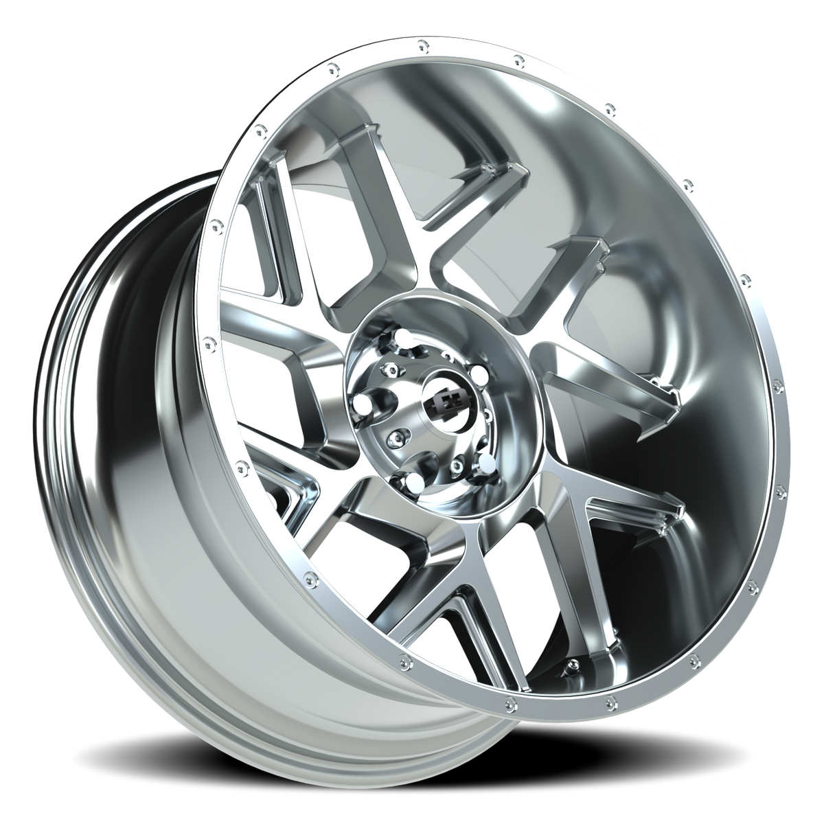Vision Wheel 360 Chrome 20x10 -25 5x127mm 78.1mm - Wheelwiz