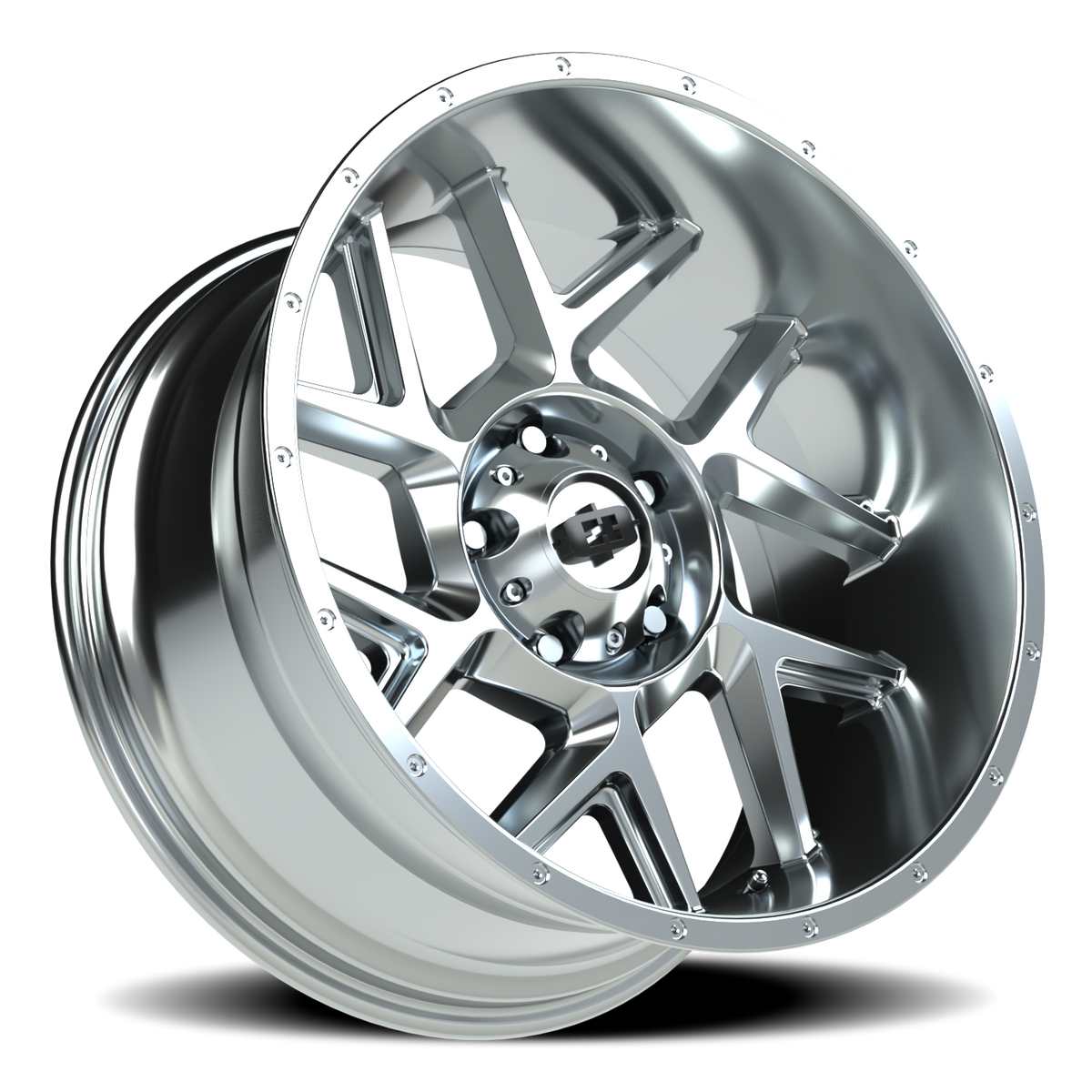 Vision Wheel 360 Chrome 20x10 -25 5x139.7mm 108mm - Wheelwiz