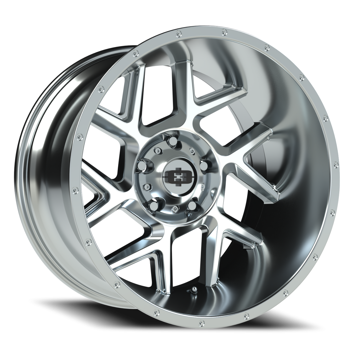 Vision Wheel 360 Chrome 20x12 -51 5x139.7mm 108mm - Wheelwiz