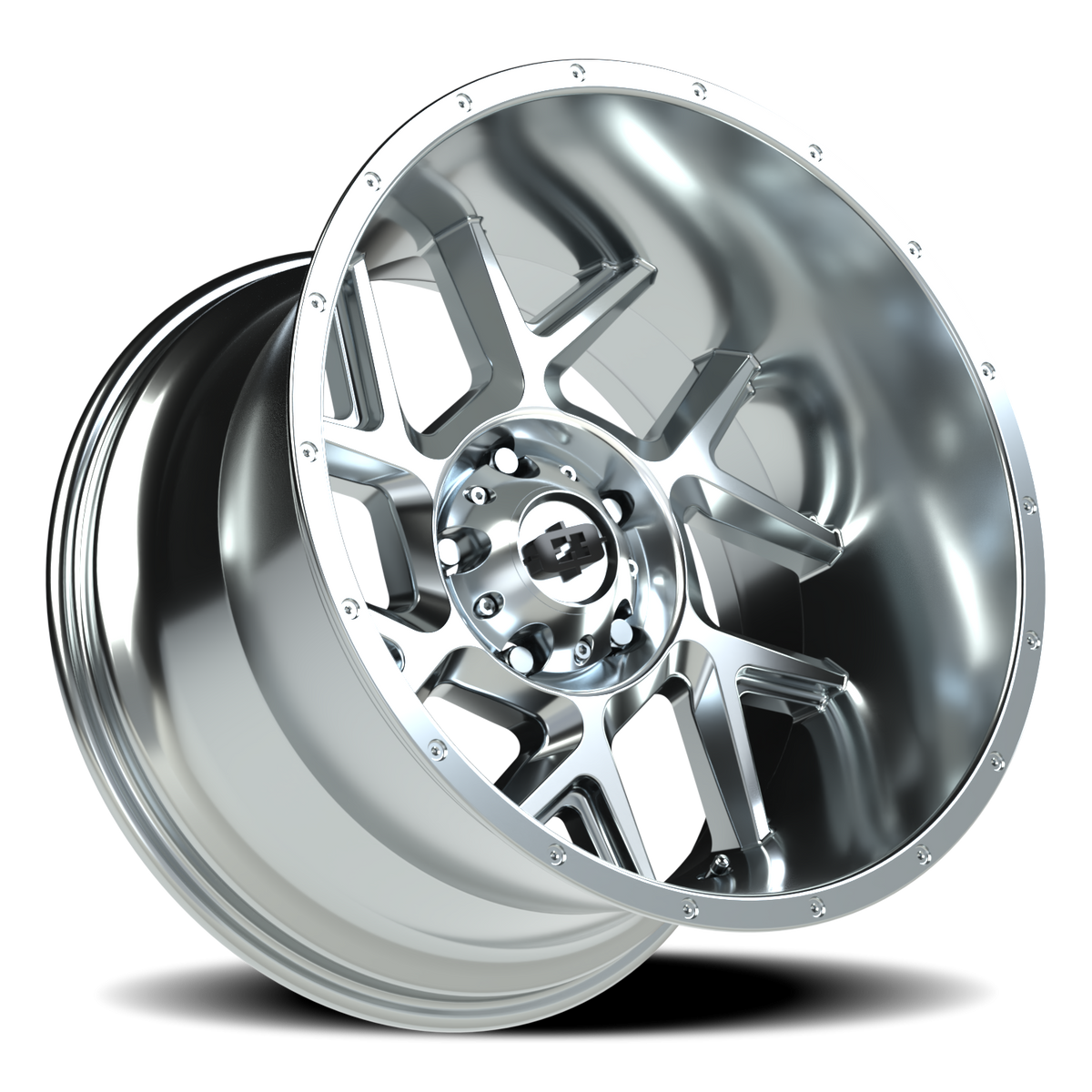 Vision Wheel 360 Chrome 20x12 -51 5x139.7mm 108mm - Wheelwiz