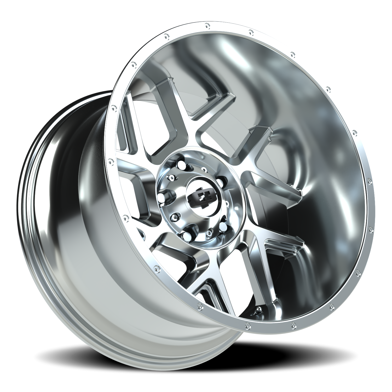 Vision Wheel 360 Chrome 20x12 -51 5x139.7mm 108mm - Wheelwiz