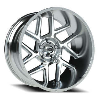 Vision Wheel 360 Chrome 22x12 -51 5x127mm 78.1mm