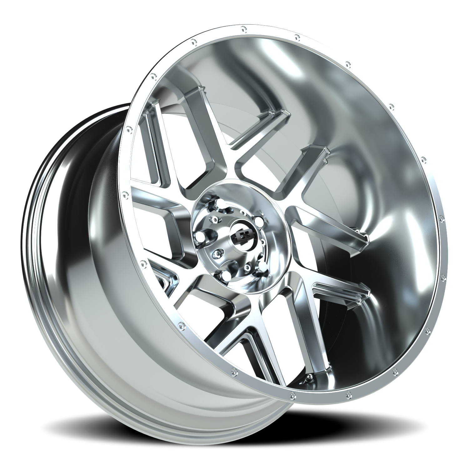 Vision Wheel 360 Chrome 22x12 -51 5x127mm 78.1mm - Wheelwiz