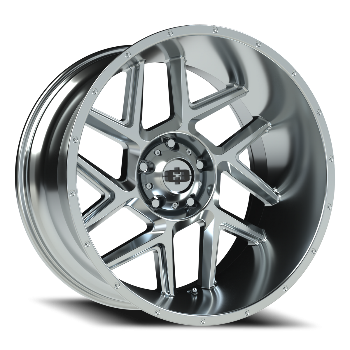 Vision Wheel 360 Chrome 22x12 -51 5x139.7mm 108mm - Wheelwiz