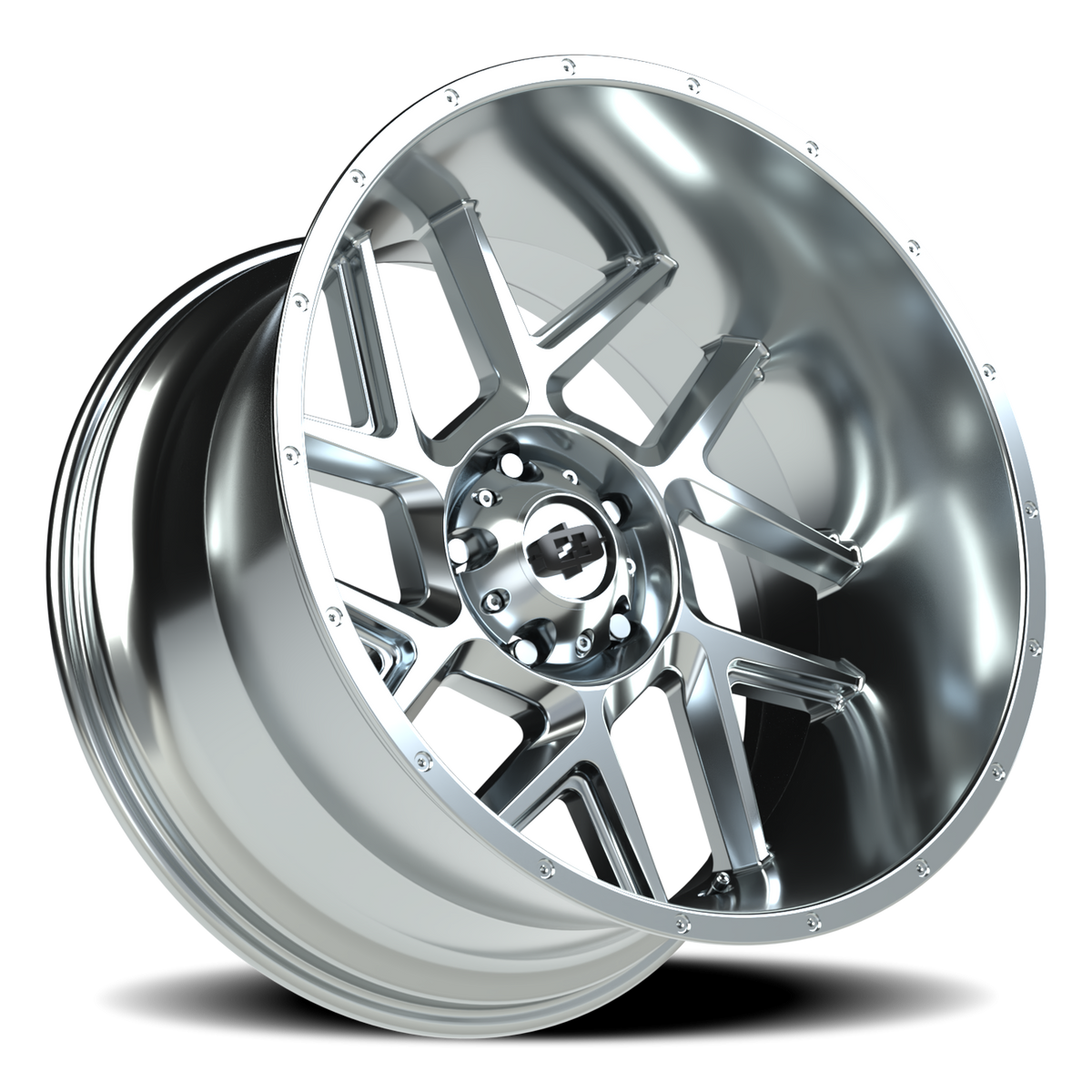Vision Wheel 360 Chrome 22x12 -51 5x139.7mm 108mm - Wheelwiz