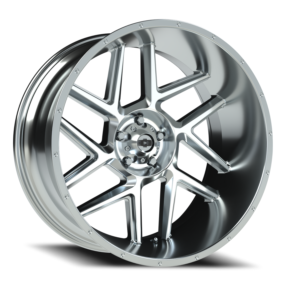 Vision Wheel 360 Chrome 24x12 -51 5x127mm 78.1mm - Wheelwiz