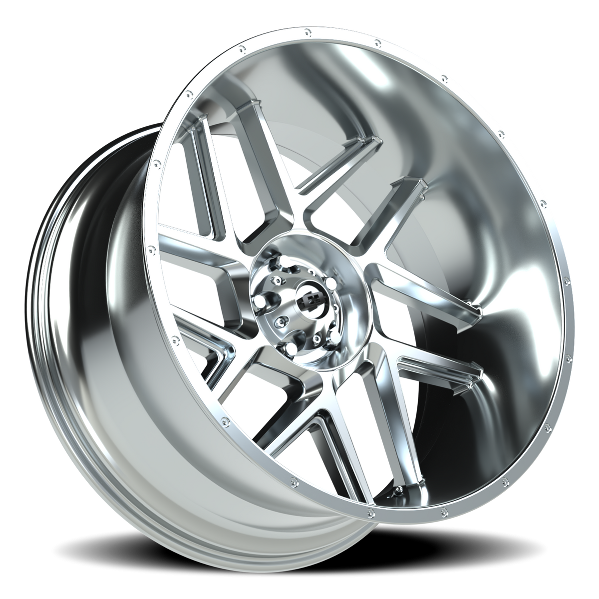 Vision Wheel 360 Chrome 24x12 -51 5x127mm 78.1mm - Wheelwiz