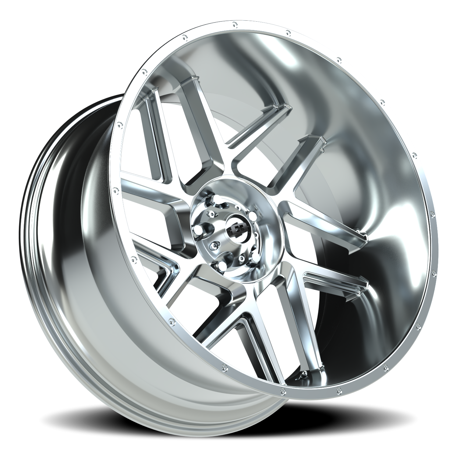 Vision Wheel 360 Chrome 24x12 -51 5x127mm 78.1mm - Wheelwiz