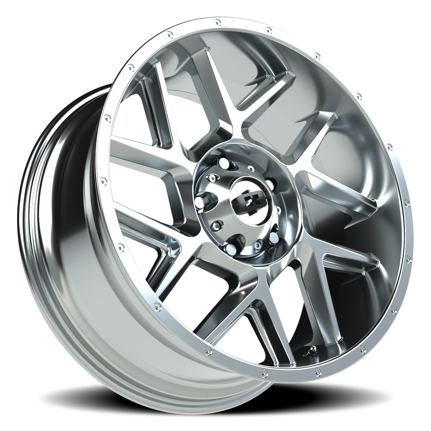 Vision Wheel 360 Chrome 20x9 +12 5x150mm 110.2mm - Wheelwiz