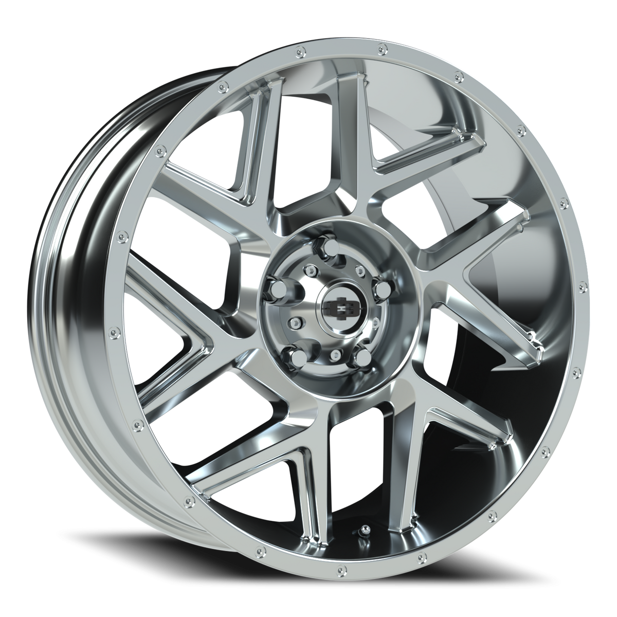 Vision Wheel 360 Chrome 20x9 +10 5x127mm 78.1mm - Wheelwiz