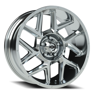 Vision Wheel 360 Chrome 20x9 +10 5x127mm 78.1mm - Wheelwiz