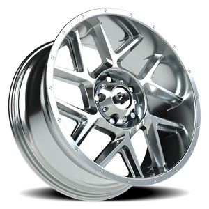 Vision Wheel 360 Chrome 20x9 +12 5x139.7mm 108mm - Wheelwiz