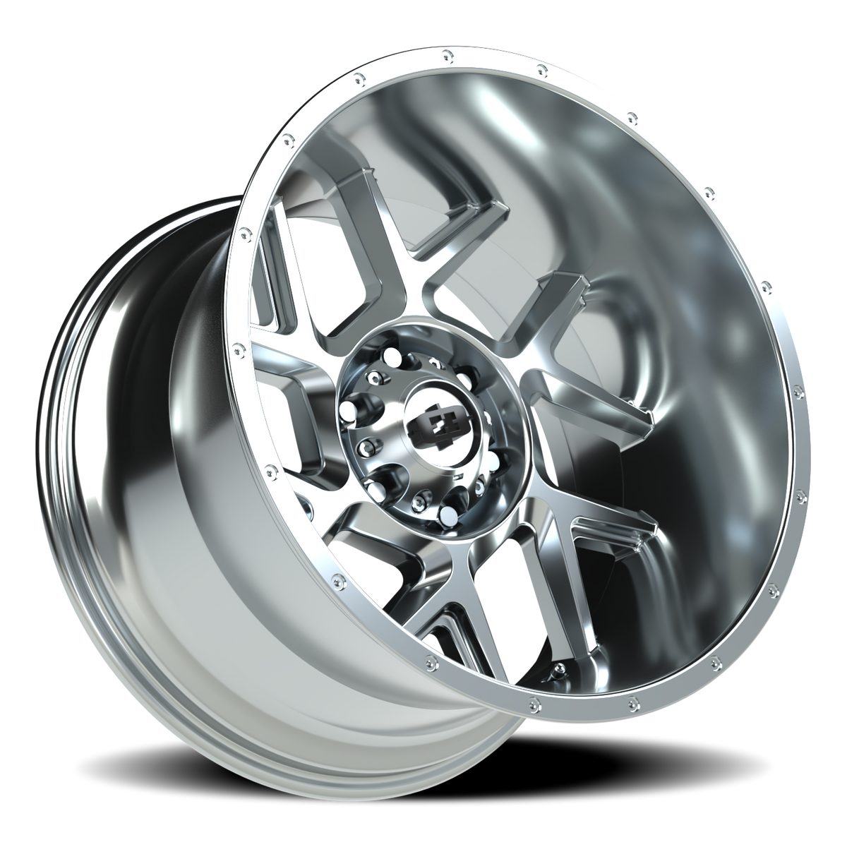 Vision Wheel 360 Chrome 20x12 -55 6x139.7mm 106.2mm - Wheelwiz