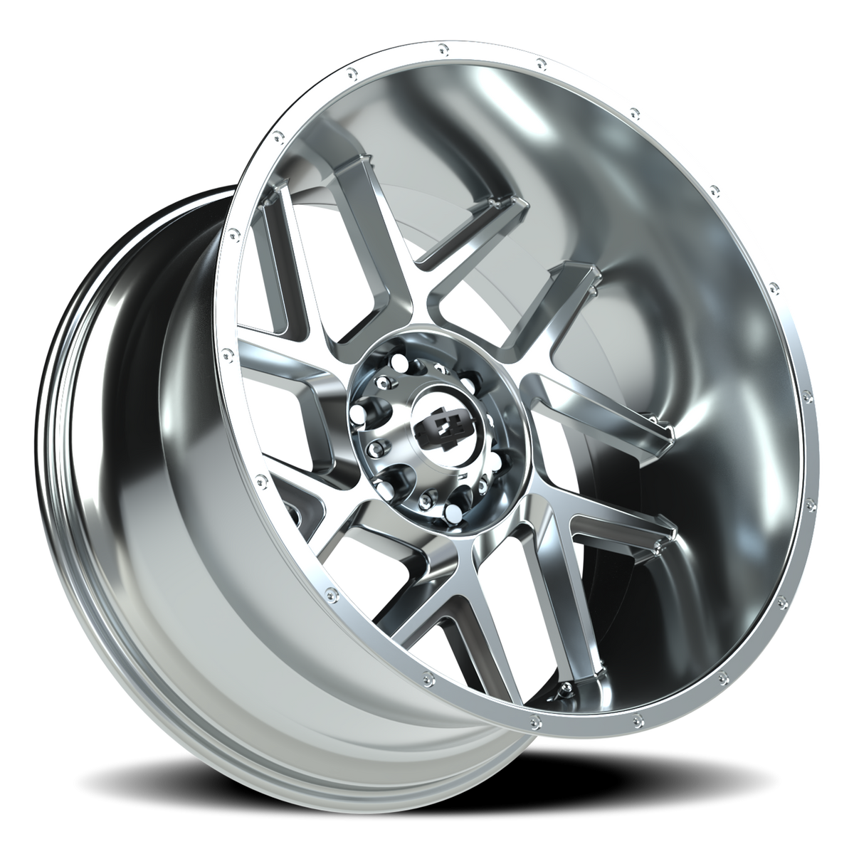 Vision Wheel 360 Chrome 22x12 -57 6x139.7mm 106.2mm - Wheelwiz