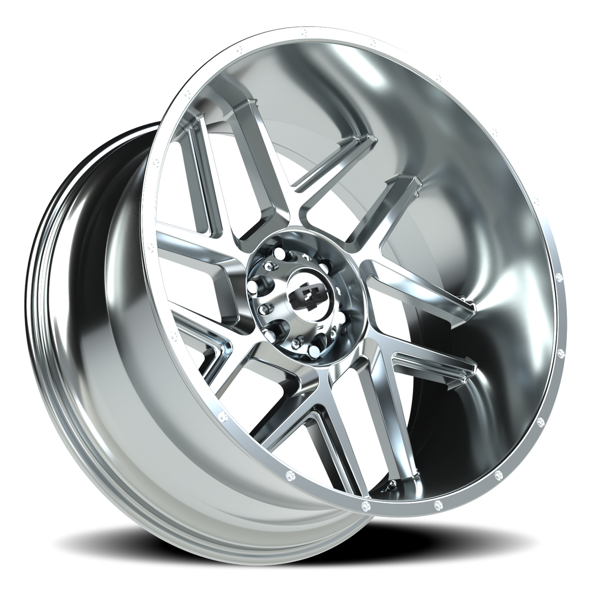 Vision Wheel 360 Chrome 24x12 -57 6x139.7mm 106.2mm - Wheelwiz