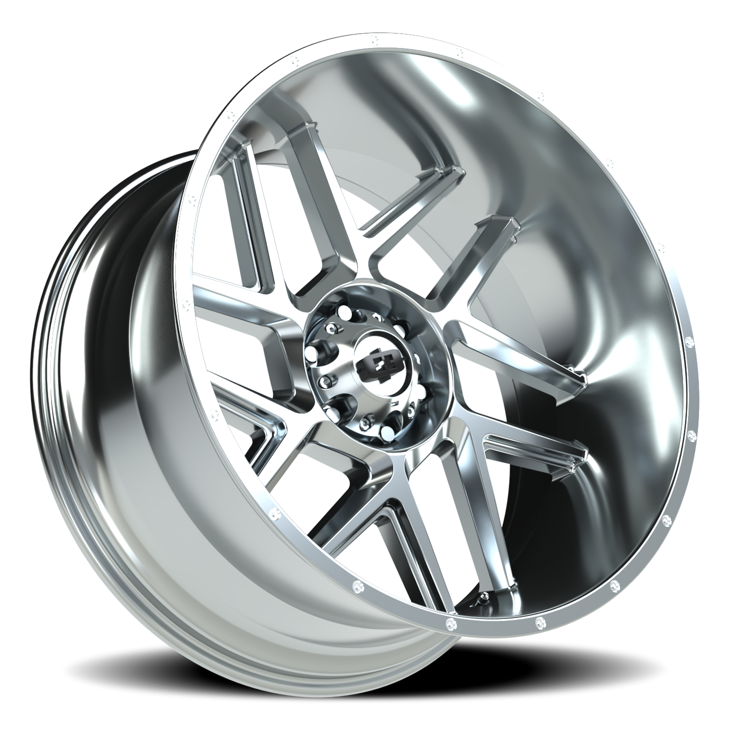 Vision Wheel 360 Chrome 24x12 -57 6x139.7mm 106.2mm - Wheelwiz