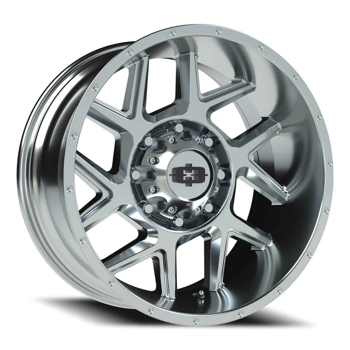 Vision Wheel 360 Chrome 20x10 -25 8x170mm 125.2mm - Wheelwiz