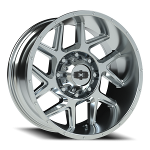 Vision Wheel 360 Chrome 20x10 -25 8x165.1mm 125.2mm - Wheelwiz