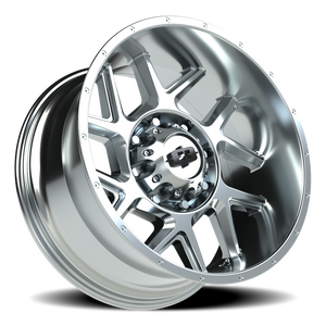Vision Wheel 360 Chrome 20x10 -25 8x165.1mm 125.2mm - Wheelwiz