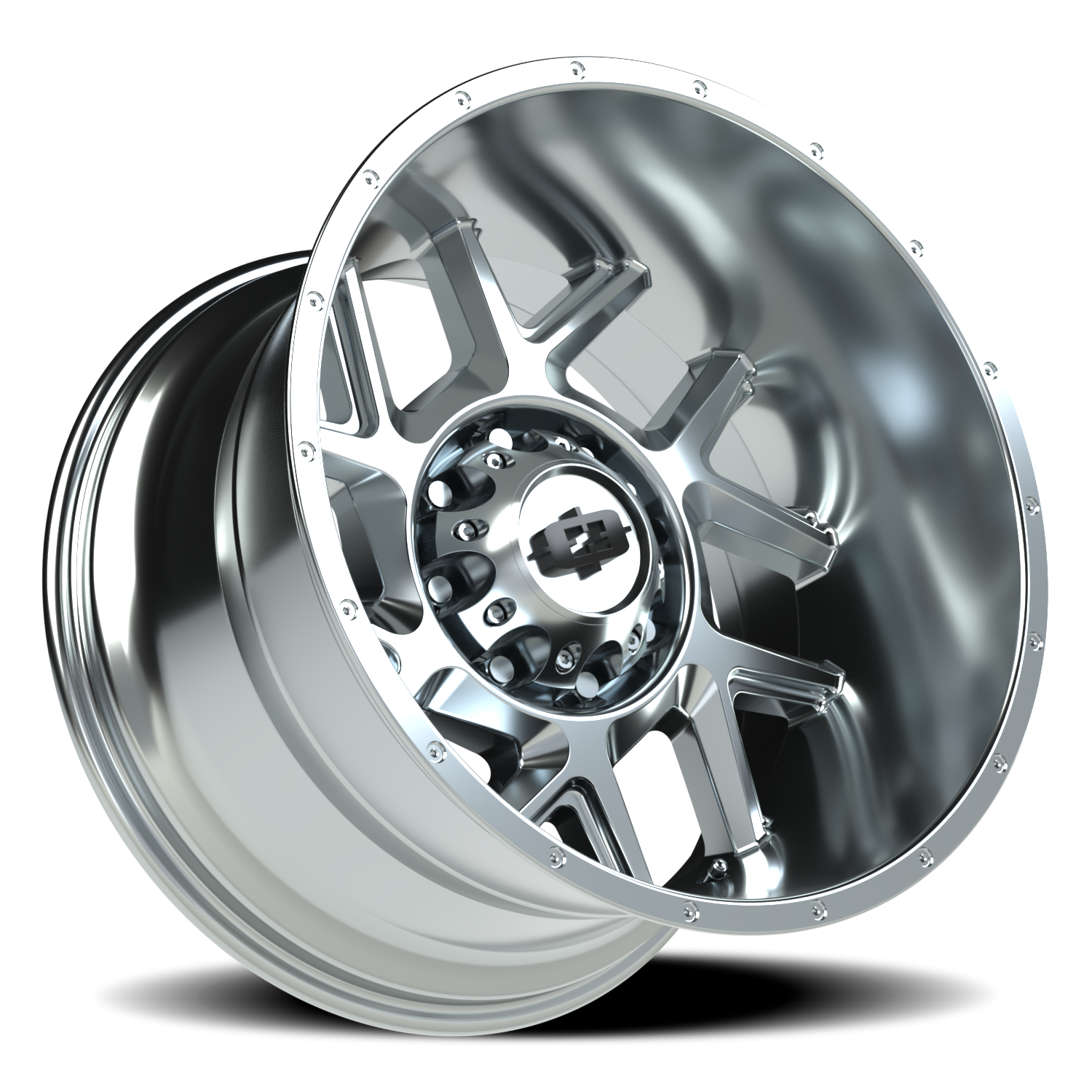 Vision Wheel 360 Chrome 20x12 -51 8x165.1mm 125.2mm - Wheelwiz