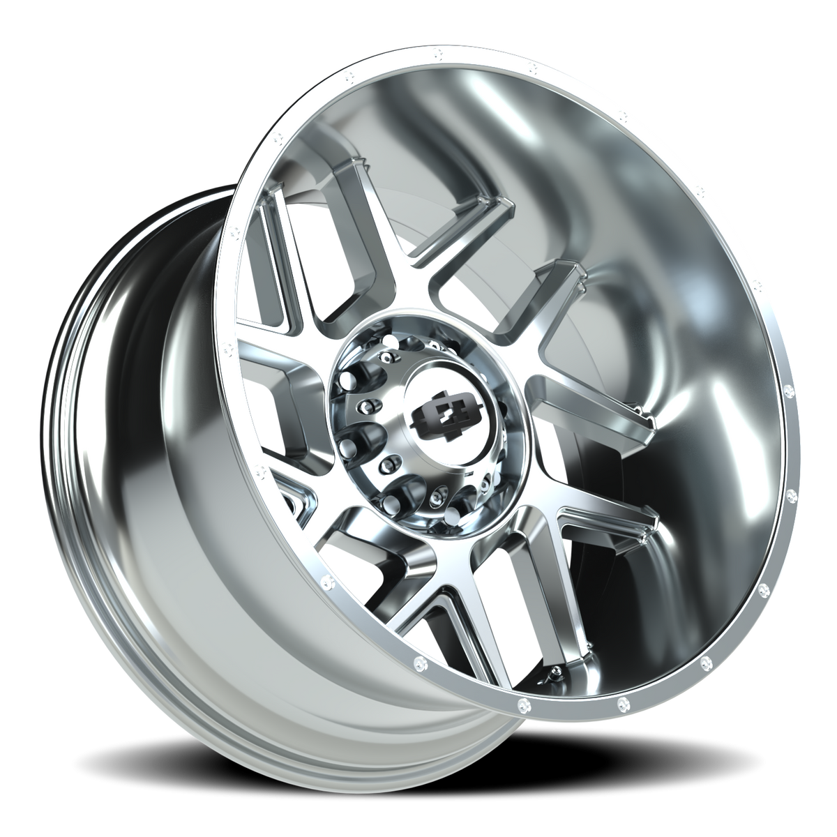 Vision Wheel 360 Chrome 22x12 -51 8x165.1mm 125.2mm - Wheelwiz
