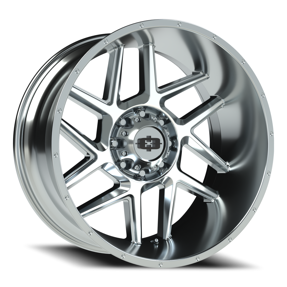 Vision Wheel 360 Chrome 24x12 -51 8x165.1mm 125.2mm - Wheelwiz