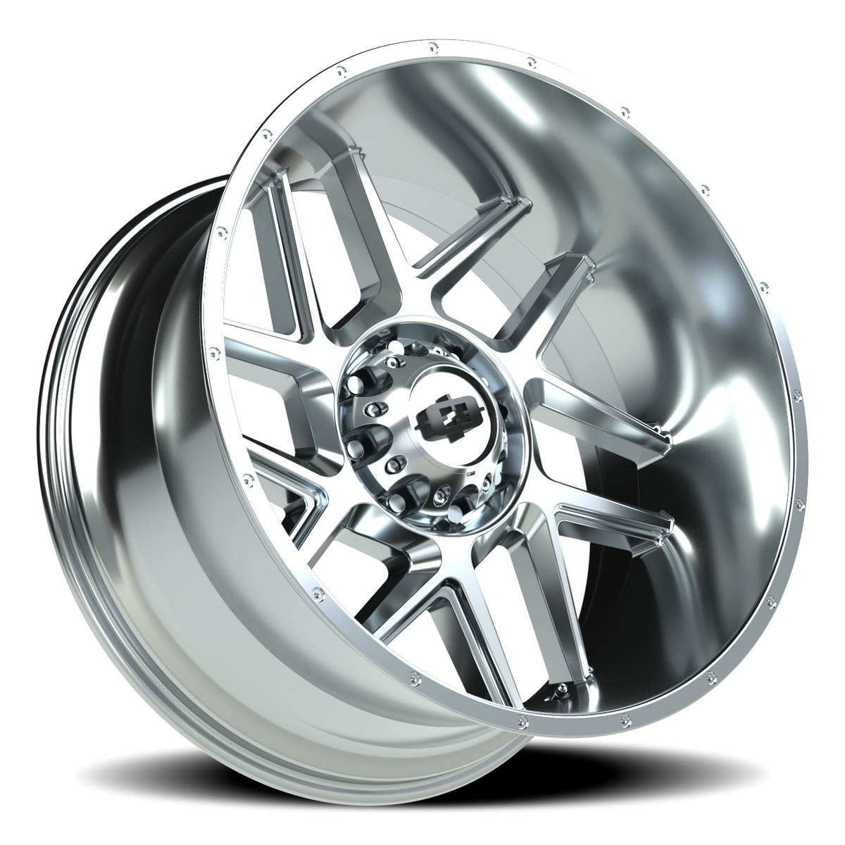 Vision Wheel 360 Chrome 24x12 -51 8x165.1mm 125.2mm - Wheelwiz