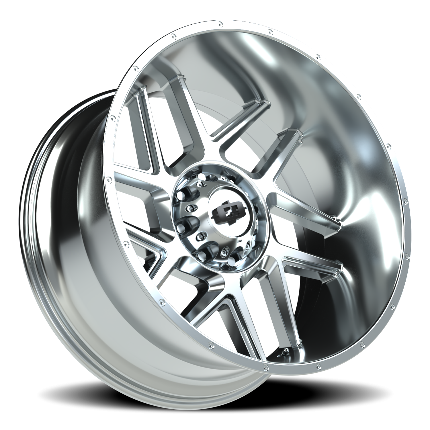 Vision Wheel 360 Chrome 24x12 -51 8x165.1mm 125.2mm - Wheelwiz