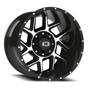 Vision Wheel 360 Gloss Black Machined Face 20x12 -51 8x170mm 125.2mm - Wheelwiz